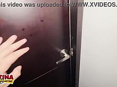 Skinny Latina teen gets stretched