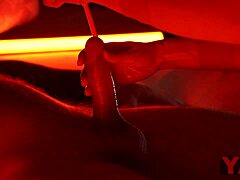 Dominatrix punishes with deep throat