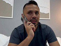 Big ass Latina gets rough and deepthroat action