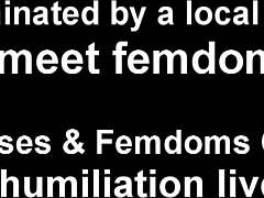 Femdom's toy play and oral skills
