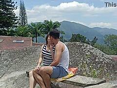 Stepbrother's solo balcony scene continues