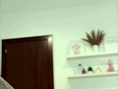 Naked woman dances and masturbates