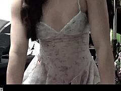 Pretty girl flaunts her panties