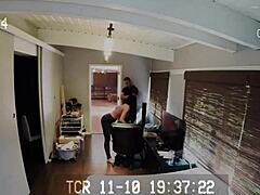 Hidden cam captures kinky date