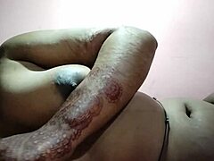 Natural big Indian boobs in homemade video