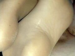 Homemade Nylons Footjob