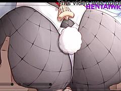 What makes this cute hentai girl crave rough doggystyle action?