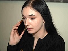 Wild facial finish for skinny teen