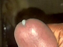 Average and large penis masturbation