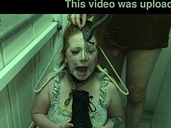 Redhead Slut Eats Cum