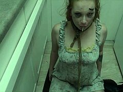 Redhead Slut Eats Cum
