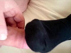 German Teen Sock Fuck
