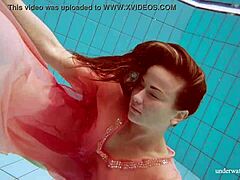 Deniska Underwater Naked Teen