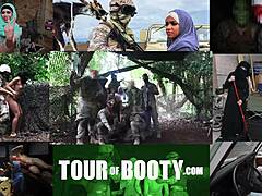 Soldier Bangs Arab Servant