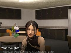 bound tease in anime game style