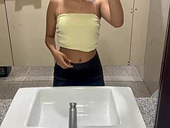 Public Miniskirt Fingering