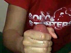 Massive Cock Unleashes a Huge Sticky Cum Load