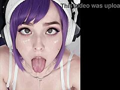 Purple Cutie Blowjob