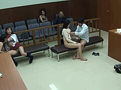 Japanese Courtroom Orgy