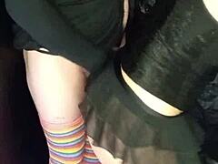 Crossdresser Takes Morocha’s Ass In Hard Fuck
