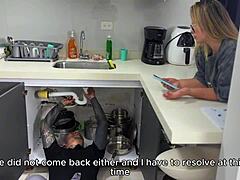 Colombian Babe Hints at Pipe Fix and Rough Fuck