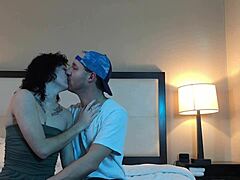 whispered kisses with a tattooed petite teen girl