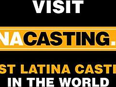 Inked Bubble Butt Latina Takes Hardcore Casting Fuck