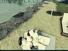 my roblox girl pounded on beach