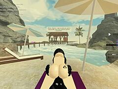 roblox porn - wet anal pounding with huge cock