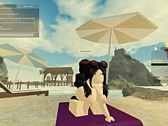 roblox porn - wet anal pounding with huge cock