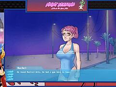 Night Lessons: Redhead’s Big Boobs Swimsuit Tease