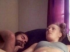 My snow bunny’s pussy gets teased with toys