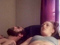 My snow bunny’s pussy gets teased with toys