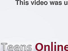 British 19-Year-Old's Oily Handjob on Couch