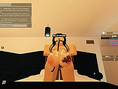 Yo, tengok porno Roblox ni dengan aksi tetek besar hitam! 😜