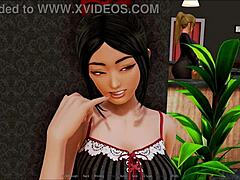 Harem hotel 34 gameplay in steamy room