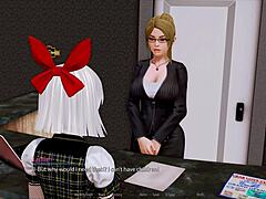 Harem hotel 34 gameplay in steamy room