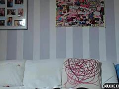 Maxine X Fucks Her Ass With Big Dildo