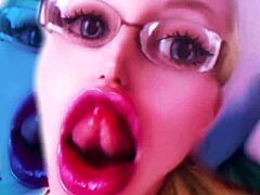dollification sissification with huge pink lips fetish