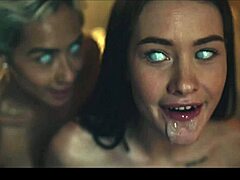 Lesbian Fucks Step Sis to Squirting Frenzy