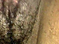 Wet ebony pussy teased with a buzzing vibrator feels incredible