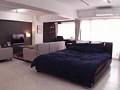 Japanese teen’s bold morning suck and swallow
