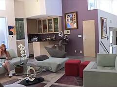 brunette’s teasing visit for pussy play