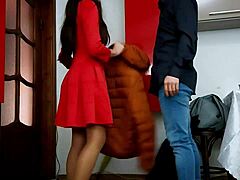 Cheeky Young Couple's Raw Fuck After Date