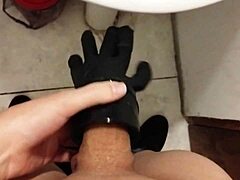 skinny amateur fucks fleshlight at work