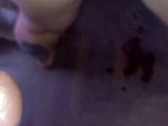 Blonde Slut’s Daring Black Cock Suck