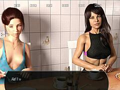 Curvy Fat Babe Dominates in 3D Game House