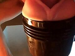 yo, check me banging this fleshlight in homemade vid