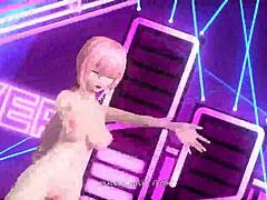 Megurine Luka's Daring Nude Fever Display