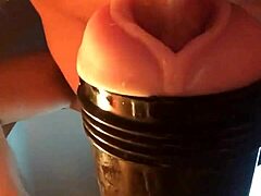 yo, check me banging this fleshlight in homemade vid
